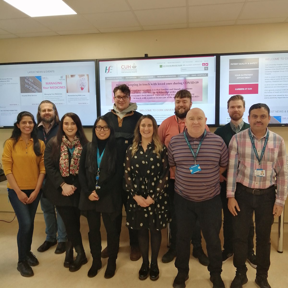 After our recent recruitment campaigns, we would like to welcome to <a href="/CUH_Cork/">Cork University Hospitals</a> the new starters and offer congratulations to newly promoted staff members of <a href="/CuhIct/">CUH_ICT</a>. Made up of Applications Support, ICM Support, Infrastructure Support, Technicians and Helpdesk.