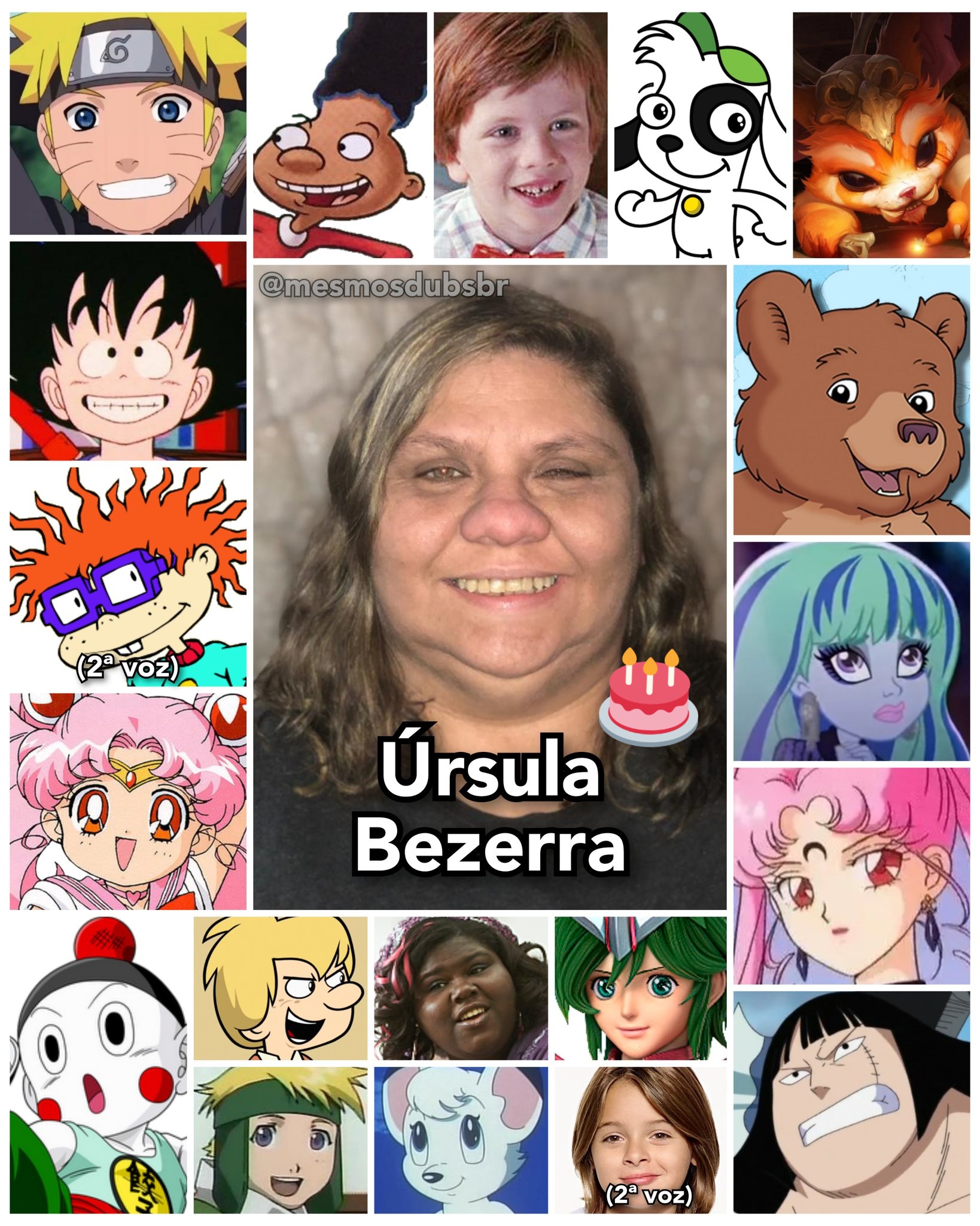 Dubladores brasileiros - Feliz Aniversário Ursula Bezerra ^_^ Ela