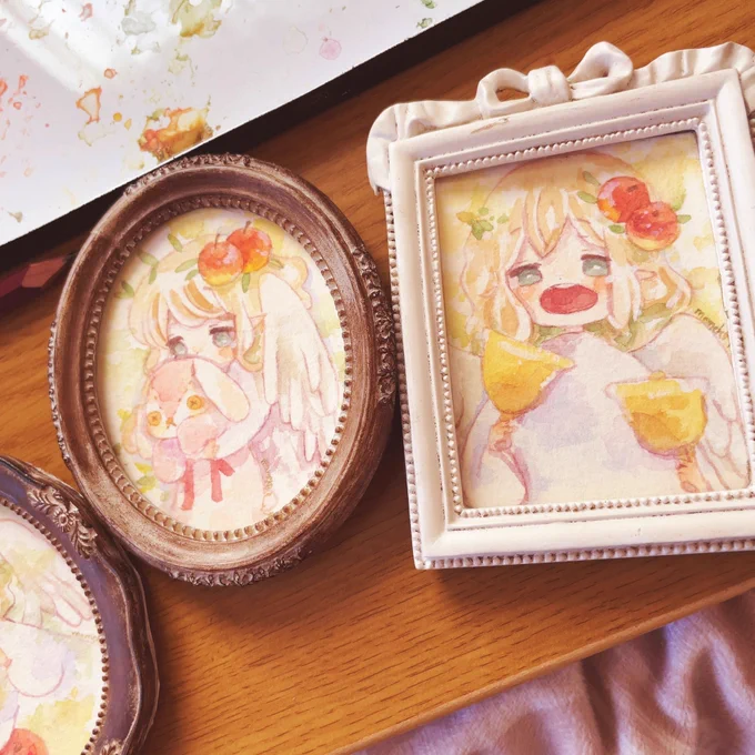 架南さま主催の展示会に展示させていただきますー!!テーマタイトルのセンスの素晴らしさに毎回ドキドキしますっ16日スタートです、よろしくお願いします #汝楽園を忘れることなかれ  