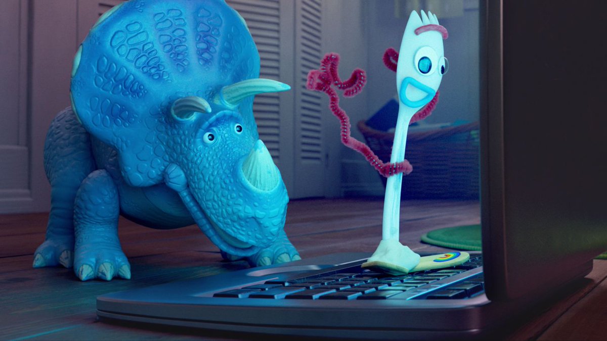 Disney_Wiki's tweet photo. Today marks the 3rd anniversary of the #ForkyAsksAQuestion episode "What is a Computer?", written and directed by Bob Peterson.
Trixie explains to Forky what a computer does as they experience the common stresses of technology. https://t.co/TzLremQrdY