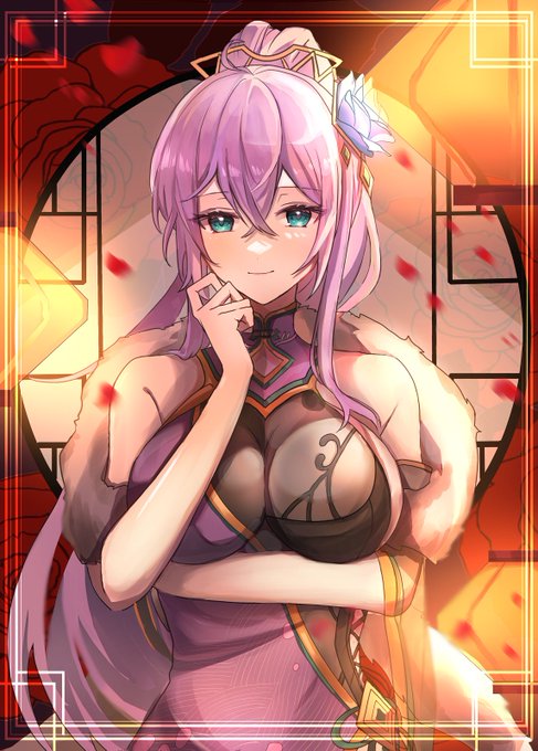 アレンジチャイナのアレクサンドラさん

優しげな表情と腕で強調されてるお胸やスタイルが良い・・・
夕焼けを思わせる光が優しくもどこか切ない雰囲気でお気に入り

※イラストはえるむ先生にご依頼しました。ありがとうございました!
※skebコミッションです 無断使用・転載お断り 