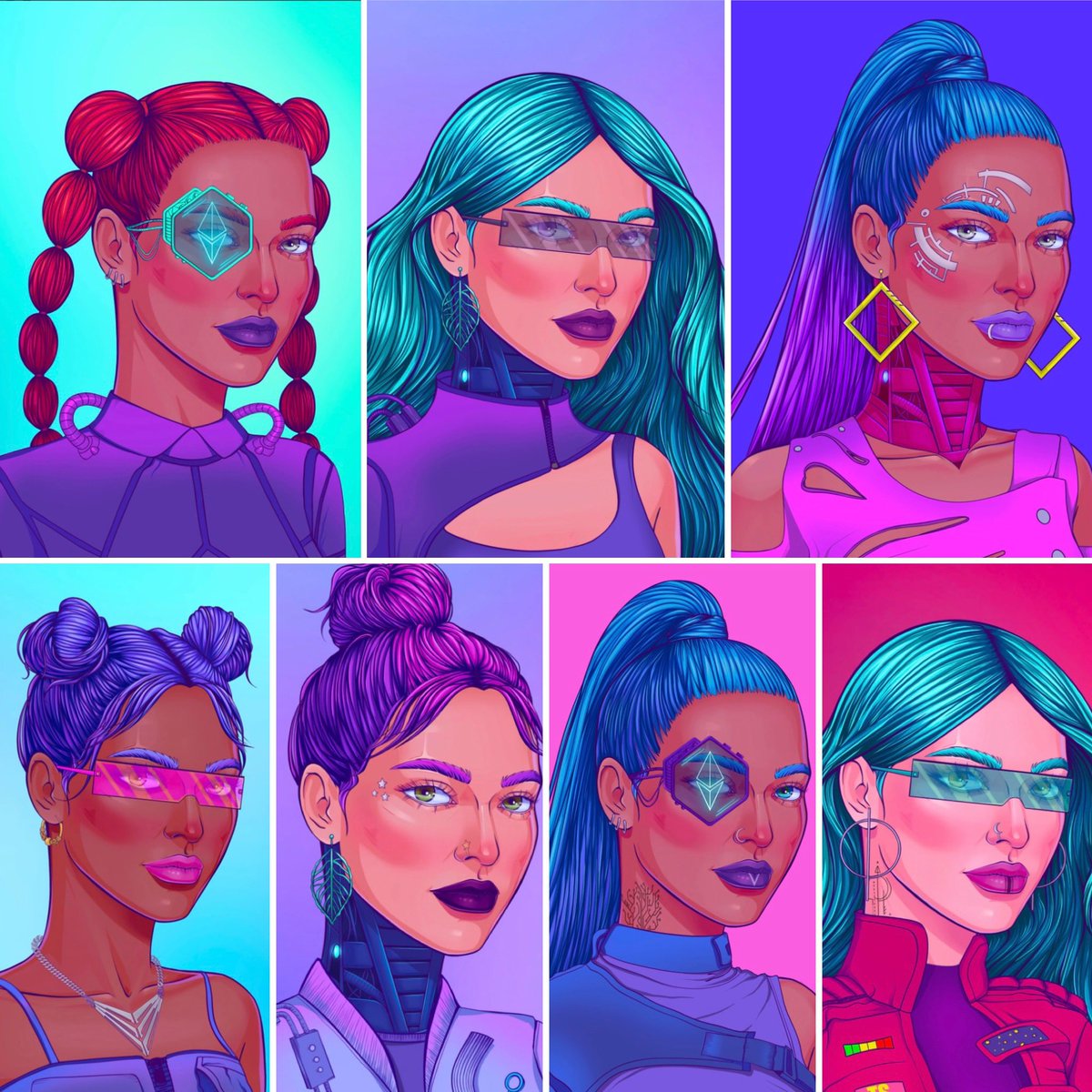 I received this amazing pfp drop below - plus one for every one of my NFTs!And they are all 🔥! Mind you this was a benefit to the holders, that wasn’t even in the roadmap! TS delivers plus they are the best people! You need <a href="/TheSocietyNFT/">The Society</a>