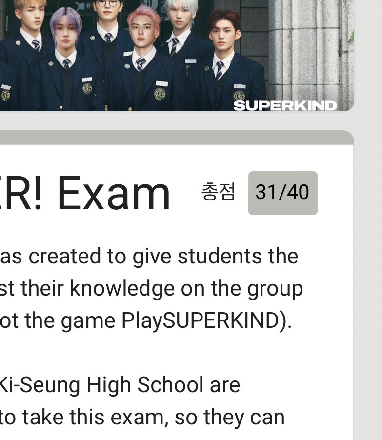 LOOK AT MY SCORE
#PlaySUPERKIND