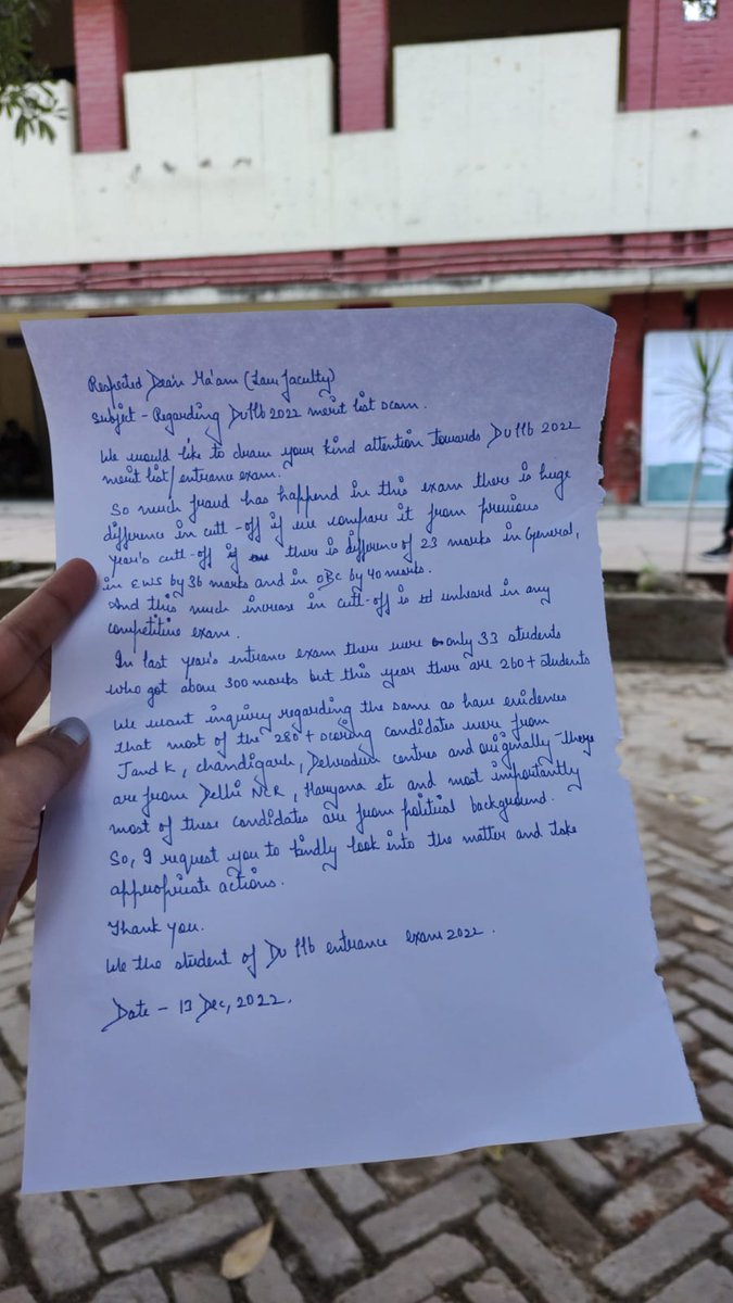 SheenaV47741671's tweet photo. Jwab Do Delhi University!!!!.......#DULLB2022 #DULLBEntranceScam #DULLB_Soldout @Delhiuniversit @DelhiUniMemes @ZeeNewsCrime @CrimeBrDelhi @EduMinOfIndia @smritiirani @SonuSood @kanhaiyakumar @nitishrajput @dhruv_rathee @narendramodi @ugc_india @ugcdistribution @UGCevents https://t.co/jdqcpR3Bpe