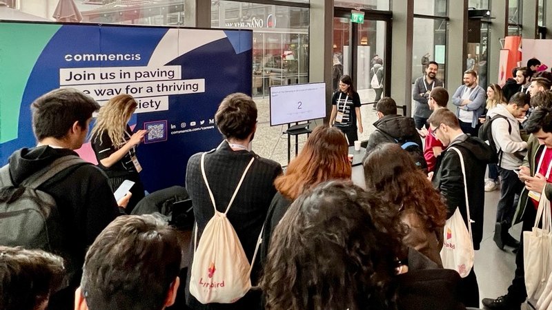 commencis's tweet photo. We had a great time at @GDGIstanbul #DevFest last weekend. It was a pleasure to be a gold #sponsor of this event. Thanks to everyone who showed interest in #Commencis and dropped by our desk to meet our team and take our quizzes.🙌🏻
#dfist22 #sponsorship #developer #devfest2022 https://t.co/8U5gjv7Xjf