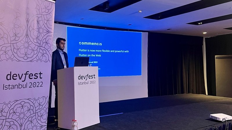 commencis's tweet photo. We had a great time at @GDGIstanbul #DevFest last weekend. It was a pleasure to be a gold #sponsor of this event. Thanks to everyone who showed interest in #Commencis and dropped by our desk to meet our team and take our quizzes.🙌🏻
#dfist22 #sponsorship #developer #devfest2022 https://t.co/8U5gjv7Xjf