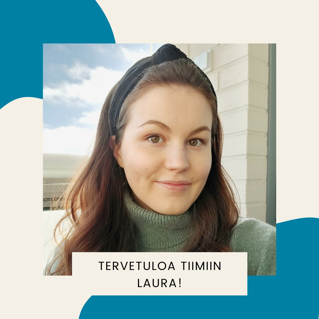 arkidigittaa's tweet photo. Muistatkos, kun etsimme Arki digittää -hankkeeseen uutta tiimikamua? Tässä hän on! Laura on ammatiltaan sosionomi ja opiskelee parhaillaan erityisluokanopettajaksi. Laura aloittaa työt tiimissämme tammikuussa.
Sydämellisesti tervetuloa❤️
#ArkiDigittää
#UusiTiimikamu
#esittely https://t.co/lfmOUT4BMf
