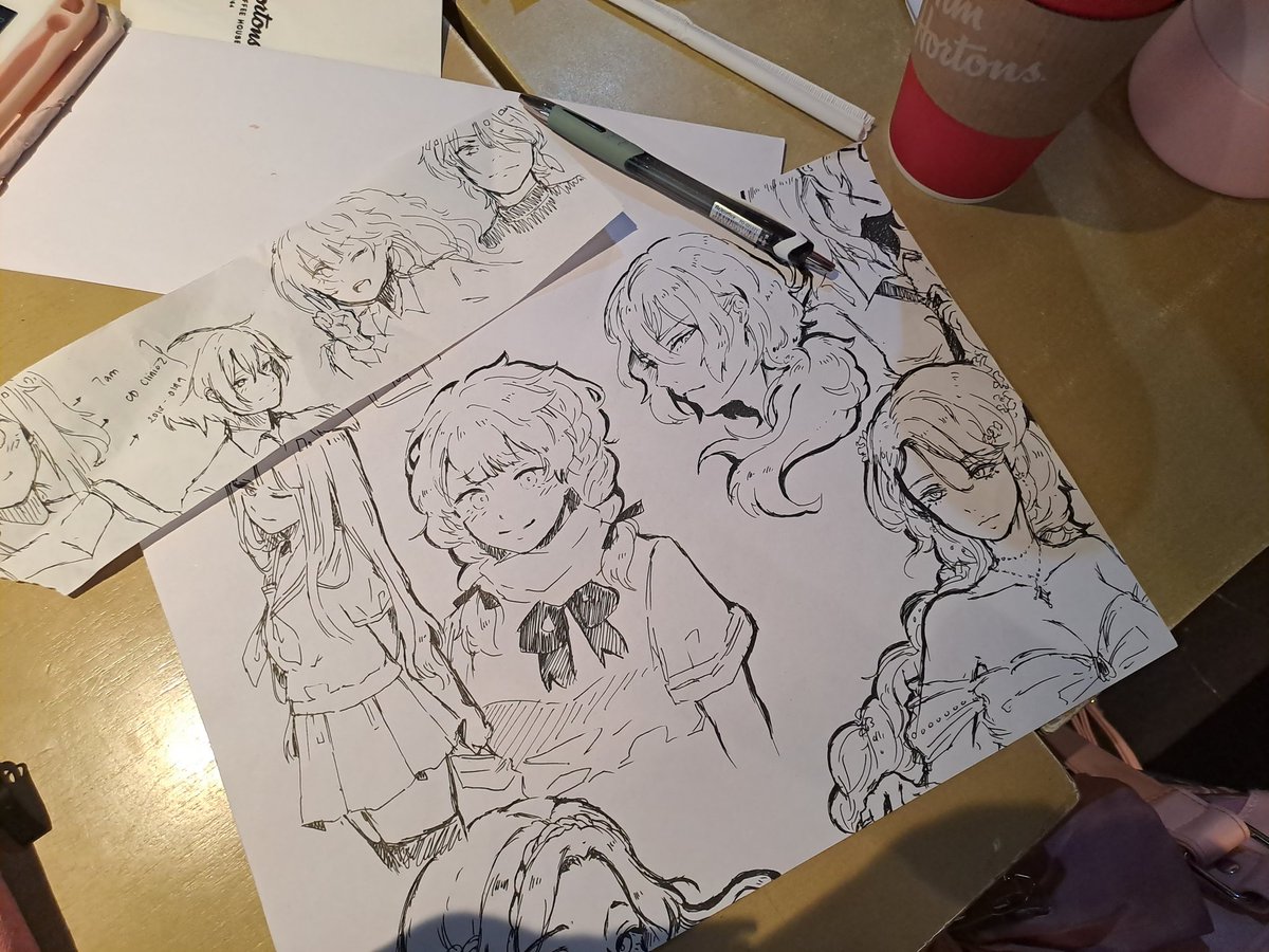 ceisses's tweet photo. Coffee shop doodles 🤧

#art #artcommission #ArtistOnTwitter #artph #commissionsopen #commissionsopen #traditionalart https://t.co/bCL41iUNTg