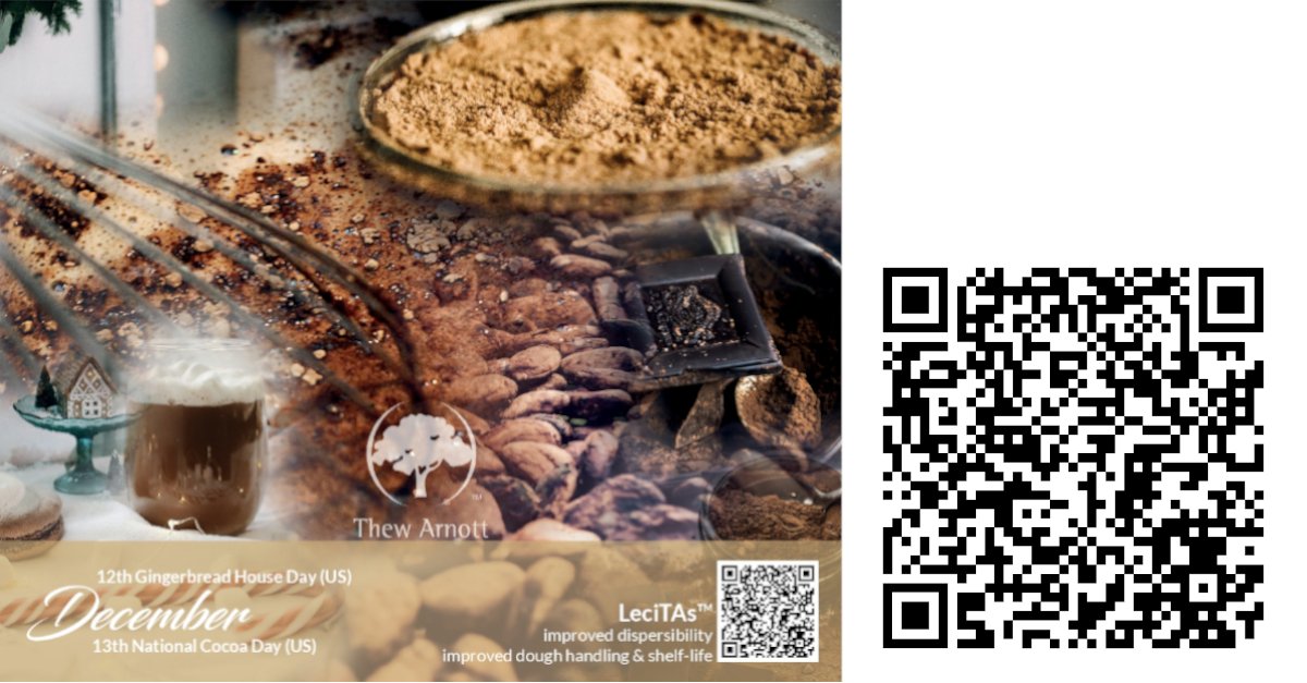 Gingerbread and Cocoa, who would not love these seasonal favourites.

Make the perfect gingerbread and an indulging chocolate drink.

#lecithin #foodingredients #indulgence