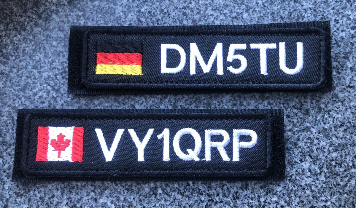 dm5tu's tweet photo. @lex_ph2lb The new #HAMRADIO #badgets are in=Quality price ratio is good=TNX Lex for that tipp and the link to the GX patch Store on #aliexpress https://t.co/VviMsmII45