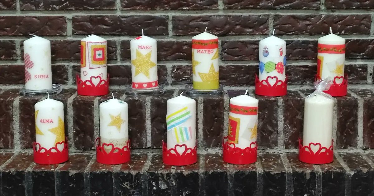 Un año más, nuestras velas para iluminar la navidad en honor a nuestros/as bebés estrellas ♥️♥️