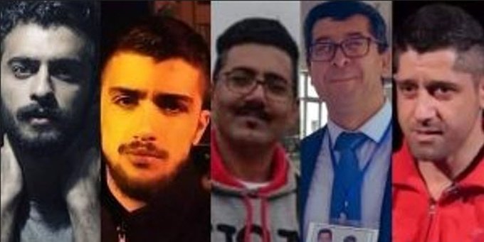 5 ter dood veroordeelden zitten in d centrale gevangenis v Karaj:
#Mohammed_Mehdi_Karami
#Syed_Mohammed_Hosseini
#Hamid_Gharahasanlou
#Reza_Ariya
#Hossein_Mohammadi

T doodvonnis werd uitgesproken zonder recht op n advocaat, onder marteling &amp;valse bekentenissen.
Wees svp hun stem