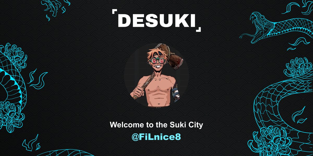 DeSukiList's tweet photo. 💢Now officially citizen @FiLnice8 

You are next: @thebcc_ @Hdesign_85 @the_NFTBull  

// accepted https://t.co/q6ioTaOWUs