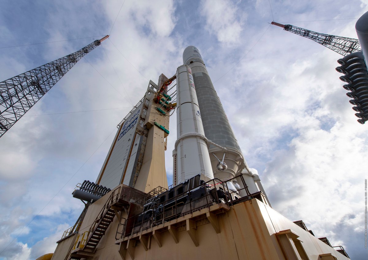 Arianespace's tweet photo. Liftoff for our flight #VA259 is planned for today, as early as possible within the following launch window:
📍 03:30 p.m. - 05:16 p.m. Washington, D.C. time,
📍 05:30 p.m. - 07:16 p.m. Kourou time,
📍 08:30 p.m. - 10:16 p.m. UTC
📍 09:30 p.m. - 11:16 p.m. Paris time. https://t.co/kXJkfYkmbF
