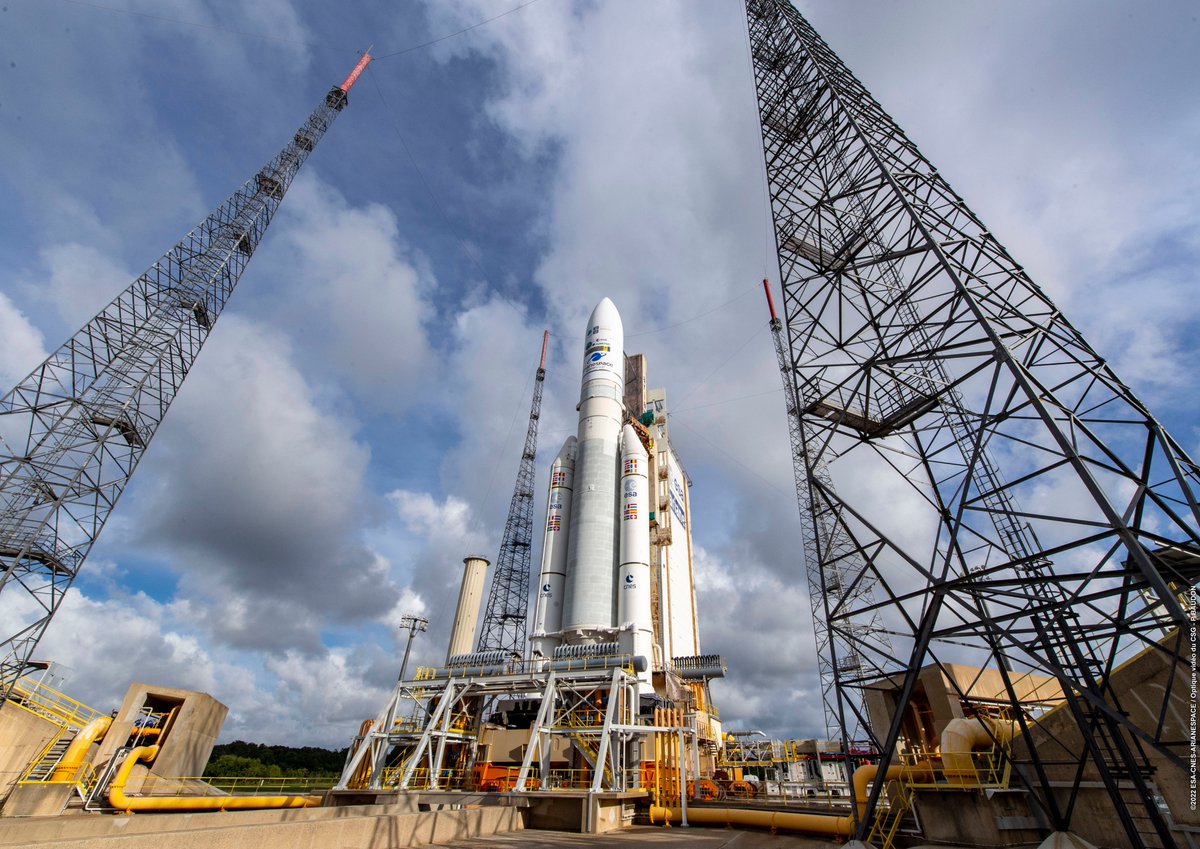 Arianespace's tweet photo. Liftoff for our flight #VA259 is planned for today, as early as possible within the following launch window:
📍 03:30 p.m. - 05:16 p.m. Washington, D.C. time,
📍 05:30 p.m. - 07:16 p.m. Kourou time,
📍 08:30 p.m. - 10:16 p.m. UTC
📍 09:30 p.m. - 11:16 p.m. Paris time. https://t.co/kXJkfYkmbF