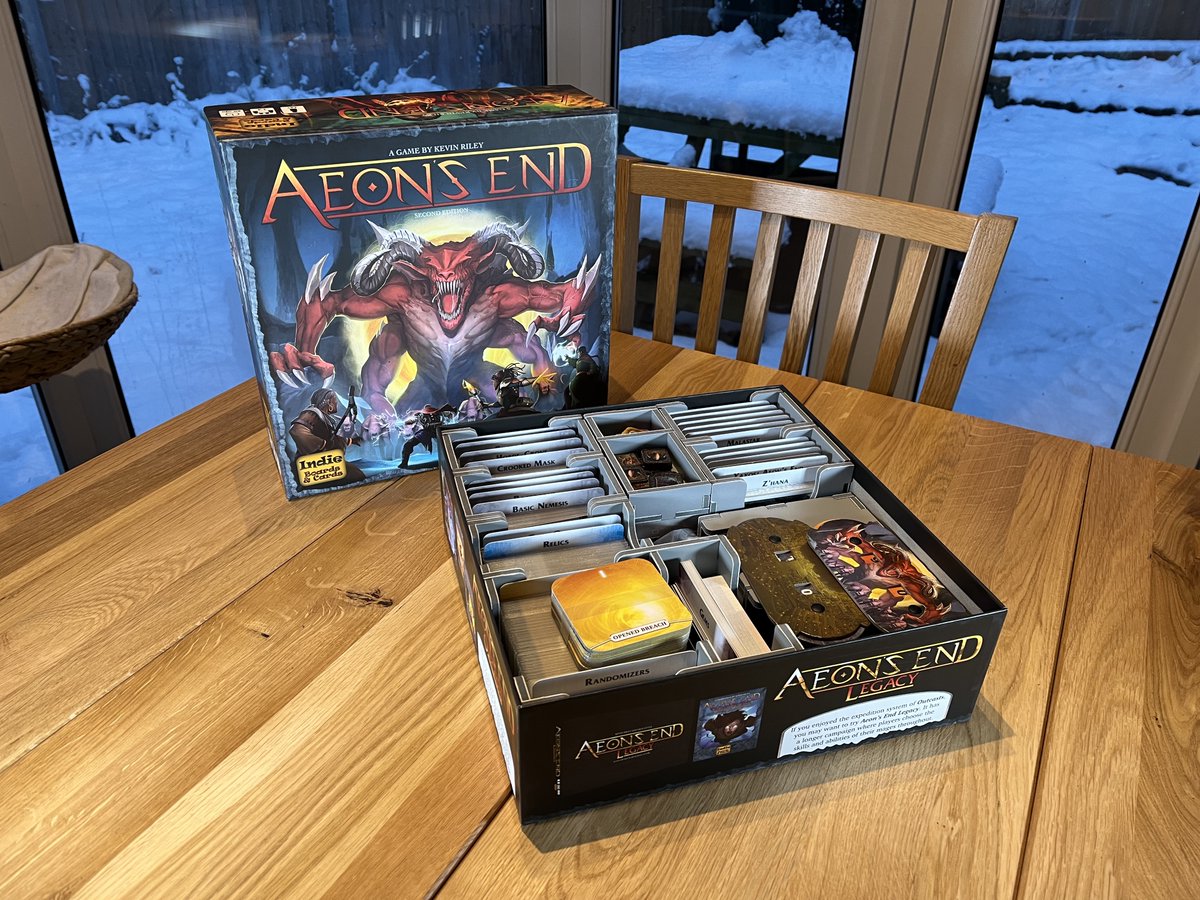 afinemove's tweet photo. Our very first review is out - Kevin Riley's "Aeon's End".
Published by @indieboardsandcards, an epic, cooperative battle to save what's left of humanity.

https://t.co/CKpdFTJfrx

#aeonsend #afinemove #indieboardsandcards #boardgame #boardgames #boardgamegeek #bgg https://t.co/KhMVmP7gwb