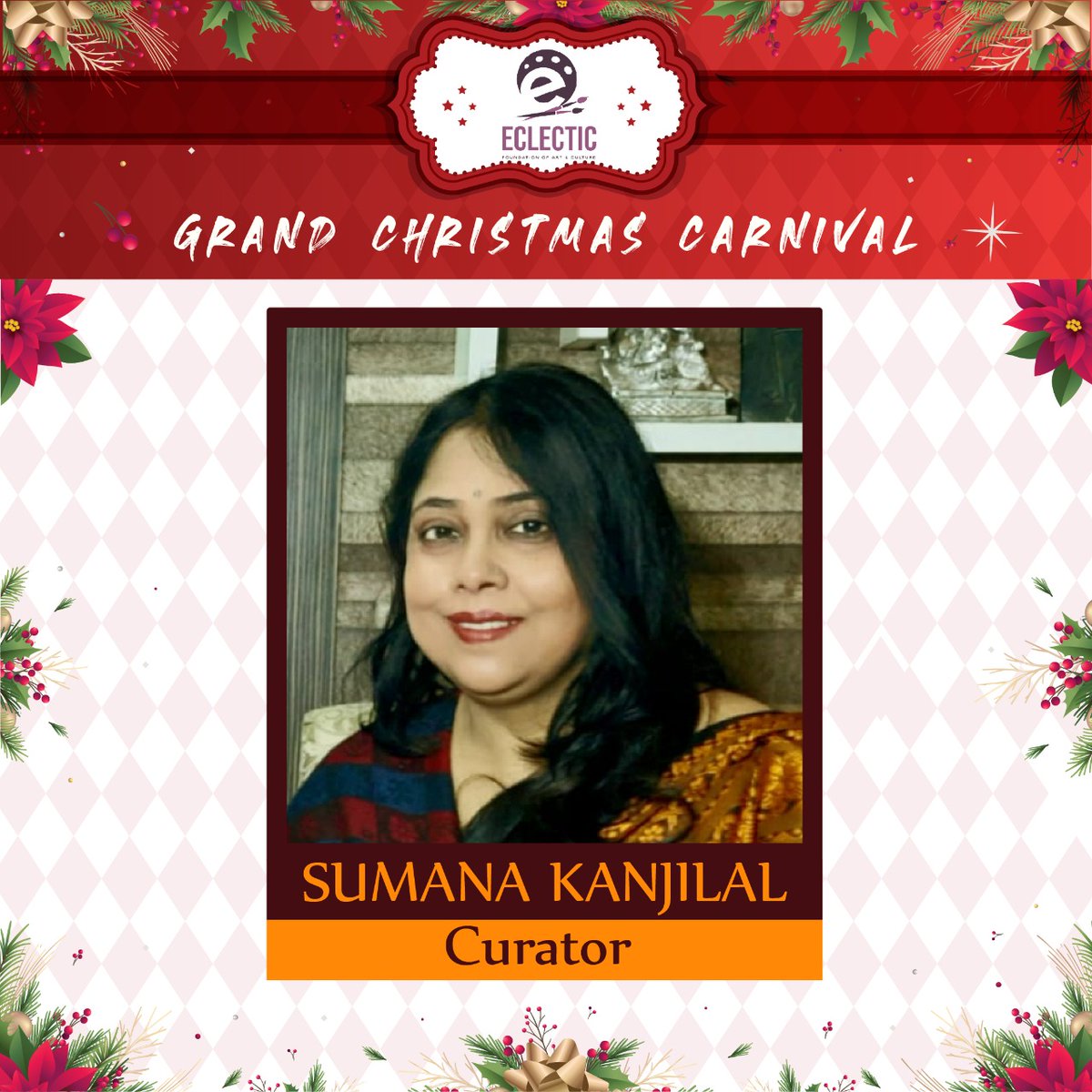 mojotale's tweet photo. MojoTale Entertainments is delighted to be the Entertainment Partner for the Grand Christmas Carnival 2022, presented by Eclectic Foundation in Kharagpur.

We are happy to announce that the event is curated by Sumana Kanjilal!

Dates : 23rd - 25th December 2022
See you all there! https://t.co/J6KoZ48ZIv