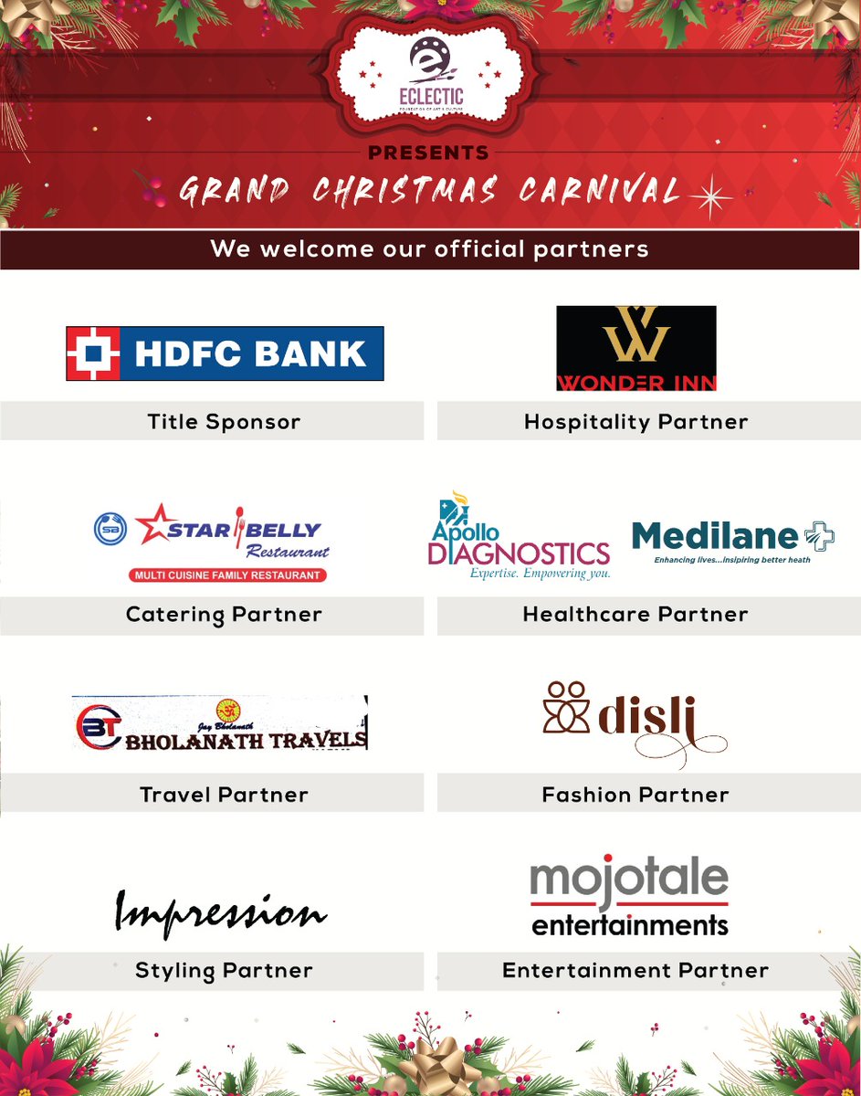 mojotale's tweet photo. MojoTale Entertainments is delighted to be the Entertainment Partner for the Grand Christmas Carnival 2022, presented by Eclectic Foundation in Kharagpur.

We are happy to announce that the event is curated by Sumana Kanjilal!

Dates : 23rd - 25th December 2022
See you all there! https://t.co/J6KoZ48ZIv