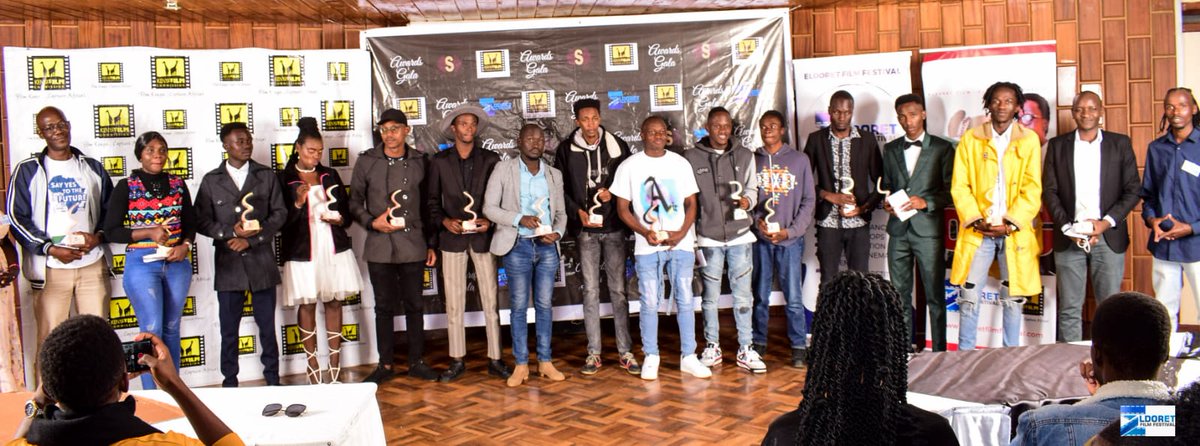 kenyafilmcomm's tweet photo. Eldoret Film Festival marked it's 5th edition in enviable style this weekend with attendance of up to 100 filmmakers. Kenya Film Commission graced the occasion as the Festivals main partner and awarded budding filmmakers in all categories including a high school film club. https://t.co/d91bXHGth8
