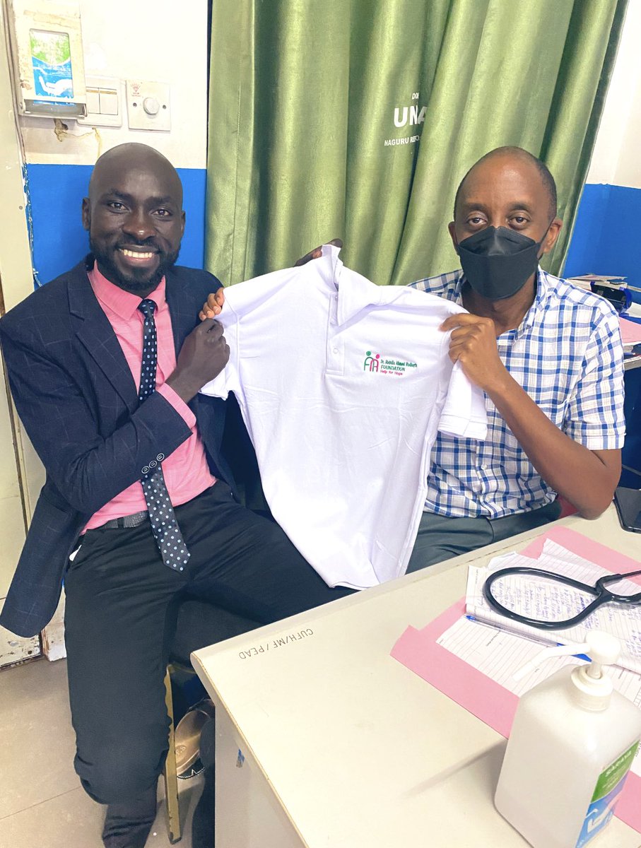 DrAAFoundation's tweet photo. Our CEO @DrOtileUg and Dr Albert Kamugisha the Head of Department Peadiatrics Naguru Hospital catching up to say thank you to him for the giving heart &amp; contribution towards making our recent Free Children’s Medical camp a success #HelpForHope ❤️ https://t.co/Bi0yCqIC1B