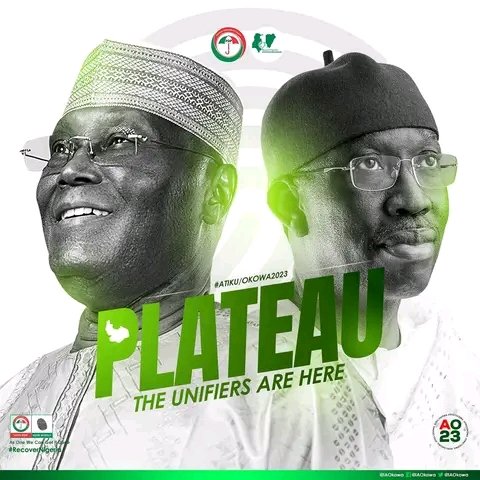 YarimaAbubakarK's tweet photo. Today, we are bringing the #RecoveryMessage to the Home of Peace and Tourism. Today, we will #RecoverPlateau at the #JosPDPRally!
#RecoverNigeria https://t.co/zwzUYZAskR
