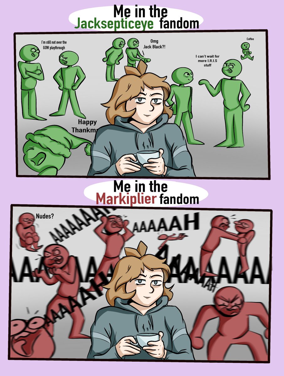 karsyntries's tweet photo. Best of both worlds. 
#jacksepticeye #markiplier https://t.co/AQ4l2zLyJq