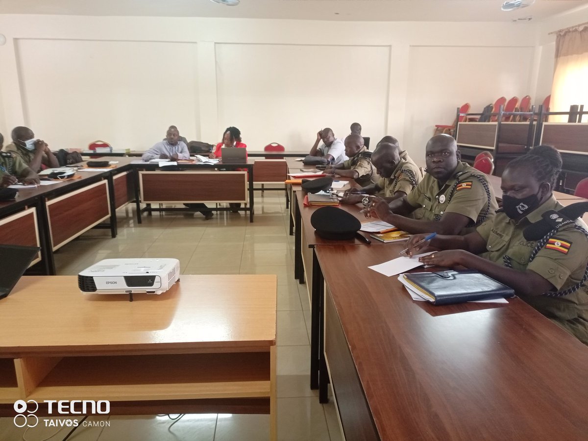 UHRC Chairperson Marriam Otunyi making a remarks while opening 3 days training on Human Rights to North Kyoga regional staffs.