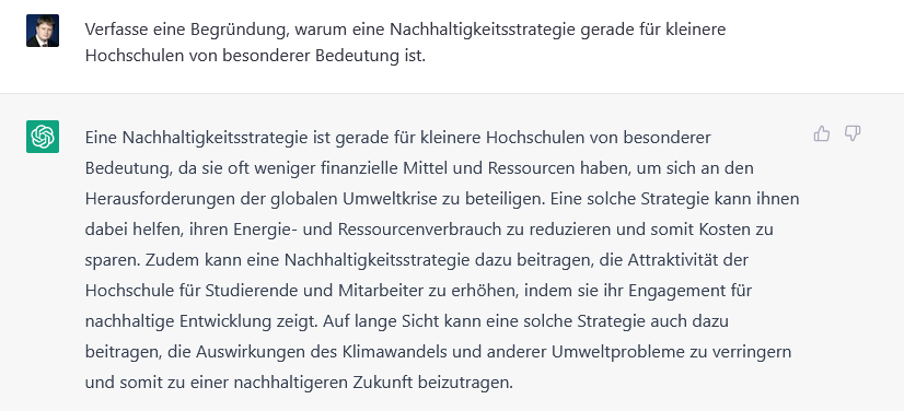 reinboth's tweet photo. Stehen wir mit Text-KI wie #ChatGPT vor 1 Umbruch im Hochschul-Förderantragswesen? Vielleicht. Die Texte sind zwar (noch) nicht überragend, aber auch nicht wirklich schlecht. Wie kann unser System mit sehr vielen »mittelguten« Null-Aufwand-Anträgen umgehen? #FORTRAMA #IchBinHanna https://t.co/jMQhk0HpYV