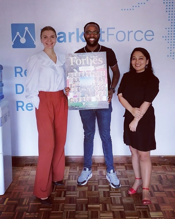 teshmbaabu's tweet photo. It was a pleasure to host the @forbesafrica team and share more about the ICT sector in Kenya and our involvement as @MarketForceHQ in anticipation of the Kenya Special Edition release early next year. https://t.co/5oh07n5zZC