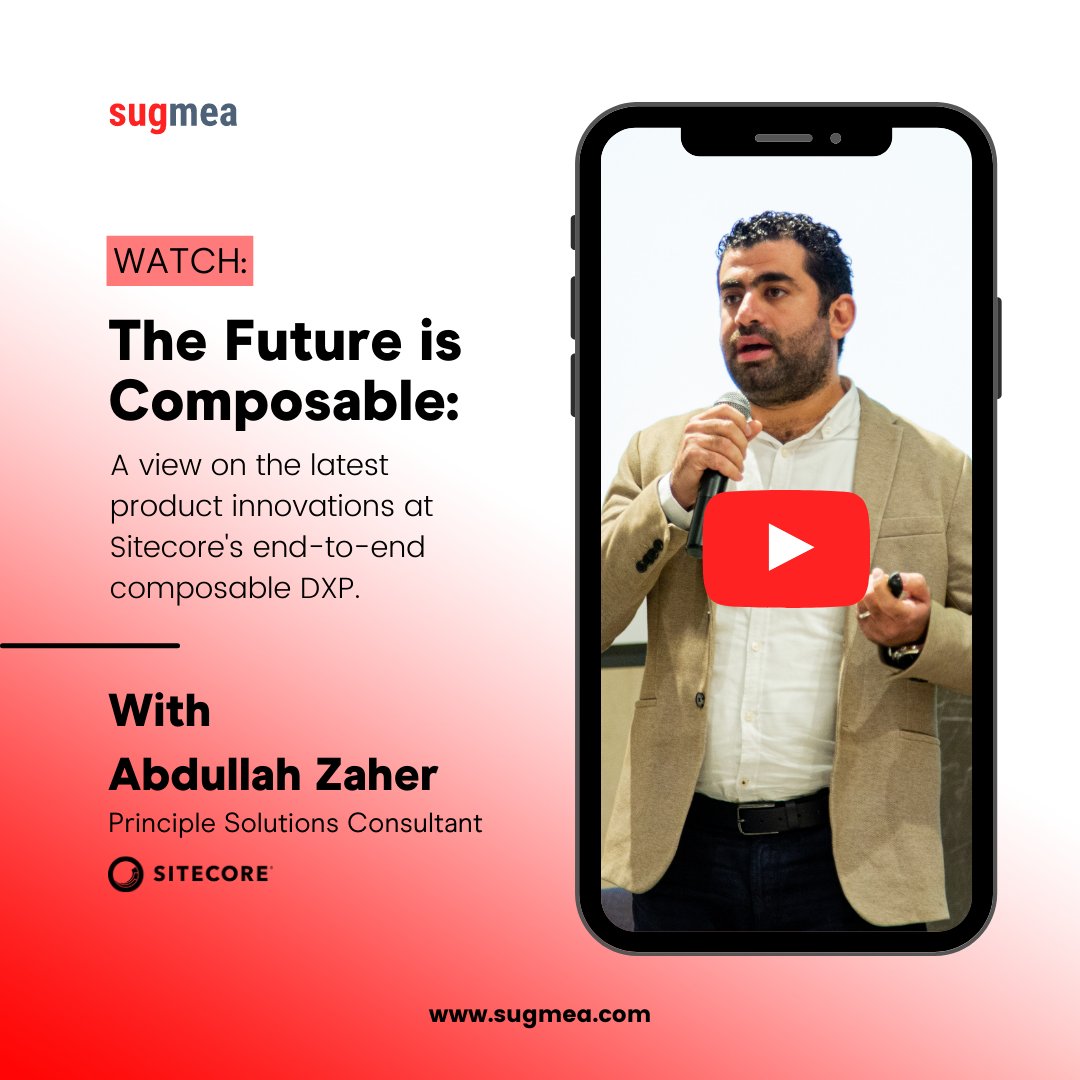 Watch Abdullah Zaher's talk at our recent SUGMEA event as he dove into #Sitecore’s three new product innovations announced at #SitecoreSYM, and how brands can use them to build a stack that can be as unique as their customers!
youtu.be/XF-w__-tnAU