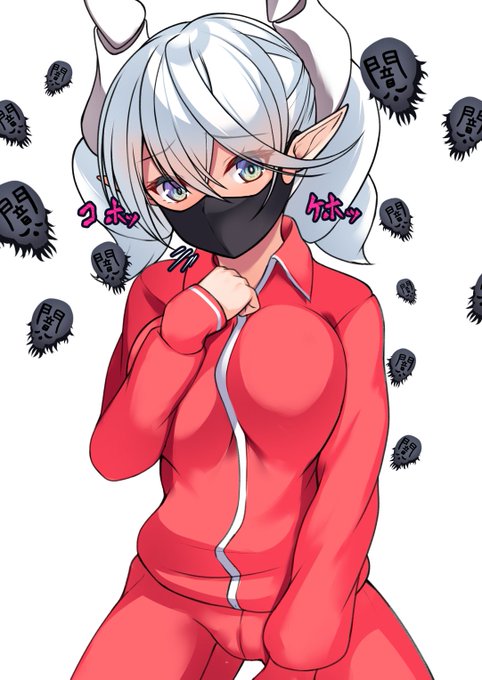 風邪をひいてしまった姫様 