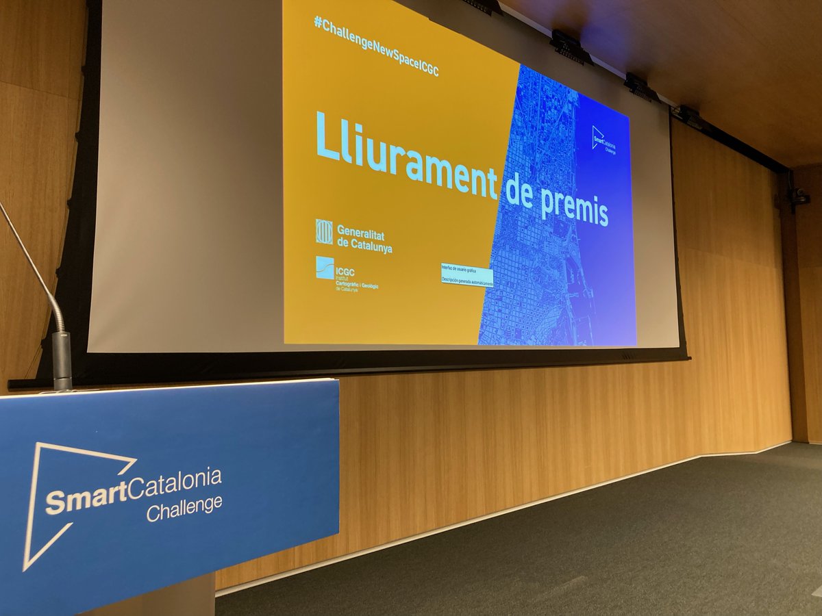i2CAT's tweet photo. 📢Tot preparat per a la gran final de la 12a edició de l’#SmartCatalonia Challenge!
🏆9 finalistes optaran a premis per valor de 40.000€ i la possibilitat de fer una prova pilot amb l' @ICGCat
🔴Segueix l'acte en directe a Youtube @tic
▶️https://t.co/S1RE5wdc0g
@IEEC_space https://t.co/1D6uXGfcjT