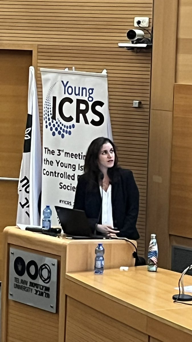 Now the stages belongs to the students at #YICRS2022 with <a href="/Dana_T_R/">Dana Tarab-Ravski</a> and Shani Hamias from <a href="/MachlufLab/">Marcelle Machluf’s Lab</a>. Excellent talks from two great collaborators. <a href="/peer_lab/">Dan Peer</a> <a href="/DfmLab/">Dinorah Friedmann-Morvinski - DFM Lab</a>