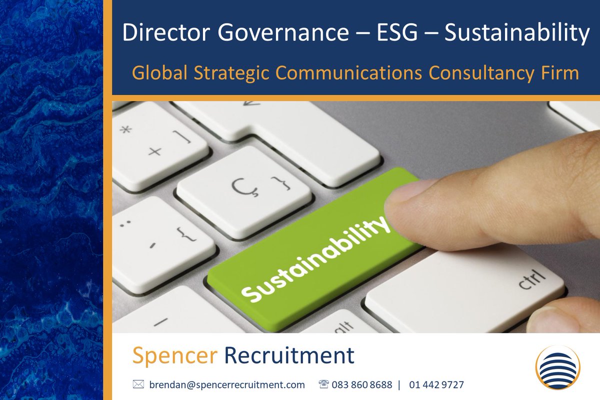 Calling professionals experienced in strategic comms, #ESG &amp; #Sustainability. The ideal candidate will relish the challenge of analysing complex corporate governance and ESG, as well as evolution in the investors landscape #hiring #applynow 👉lnkd.in/eQigmTN7