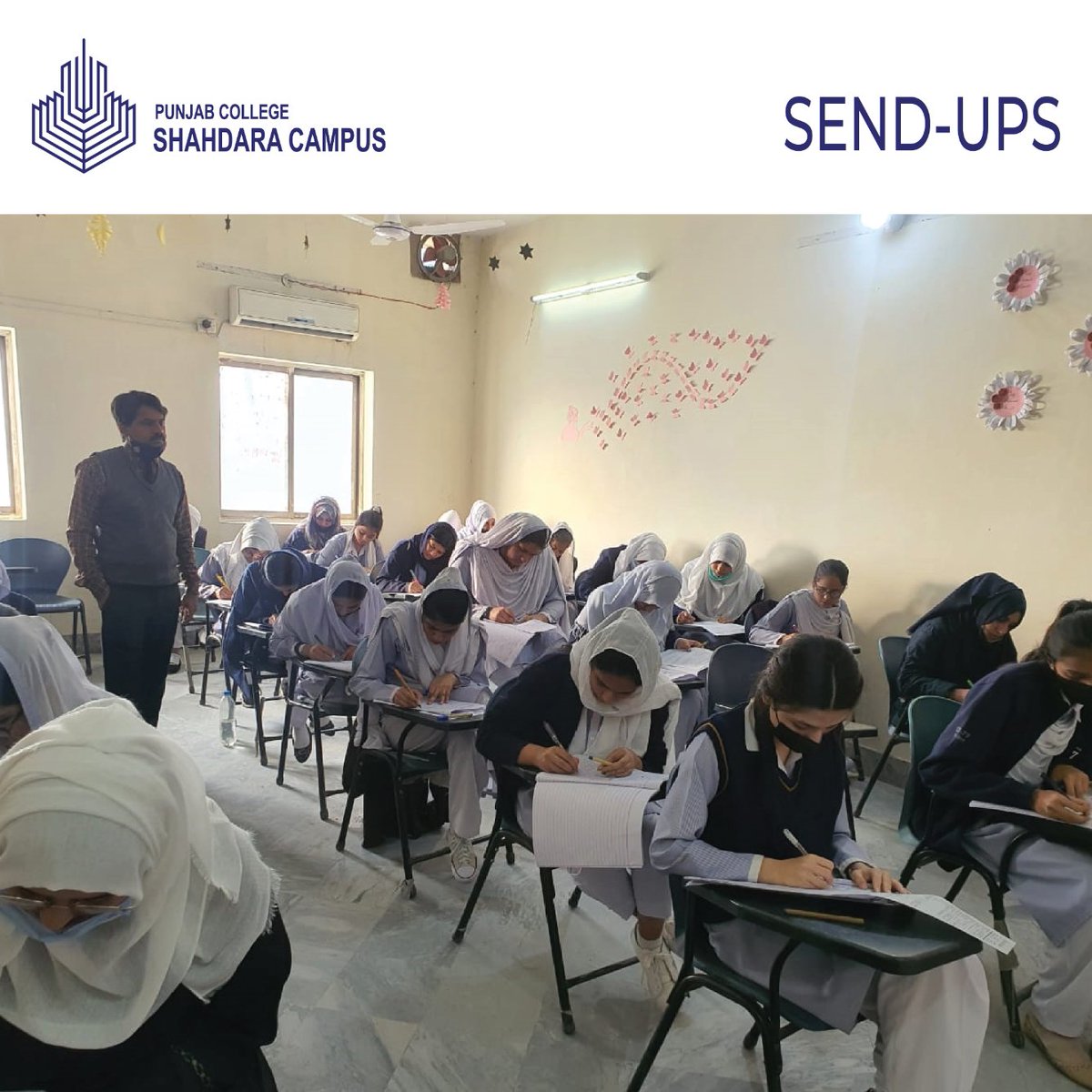 PGC_SHAHDARA's tweet photo. Send-ups are being held In the PGC Shahdara campus to prepare the students for the battle of finals.
#pgcshahdara #pgc_world_ #punjab_college_shahdra_capmus #sendups #exams https://t.co/ZTnpHIq4OE