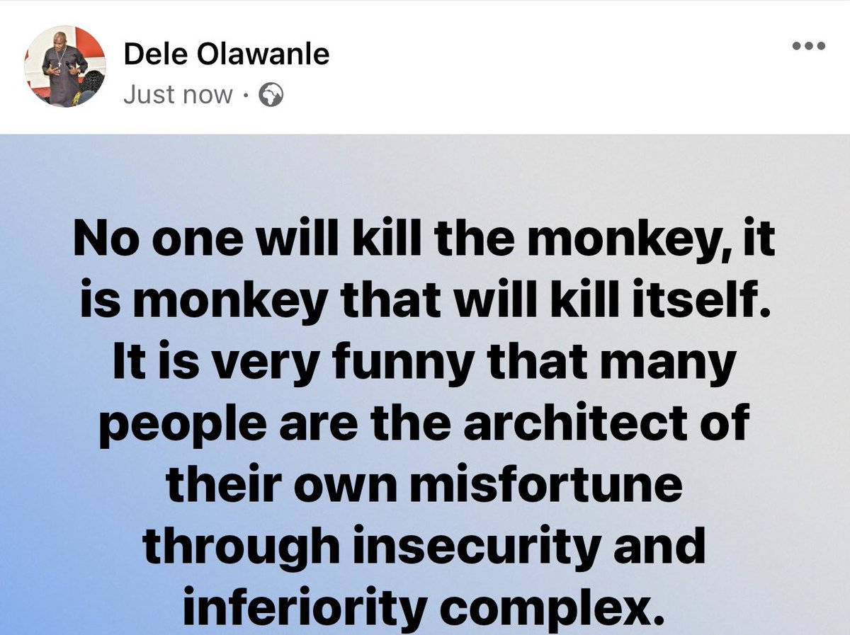 dolawanle's tweet photo. Insecurity and an inferiority complex ruin relationships, institutions and nations. When you feel insecure for no good reason, you are on the way to destroying God’s plans for your life. That was what happened between Saul and David. https://t.co/GiiBw27lfE