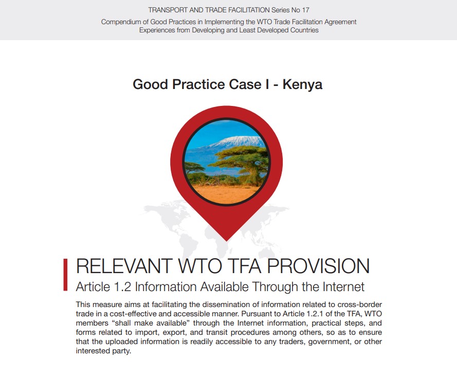 We are humbled by this global recognition of Kenya by the UN's Conference on Trade and Development.
We hope Kenya's impact and success with #InfoTradeKenya 
🔗infotradekenya.go.ke 
will inspire more impact stories from around the world.
🔗unctad.org/webflyer/compe… 
<a href="/KeTreasury/">The National Treasury & Economic Planning</a>