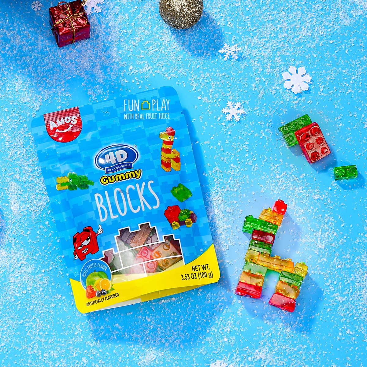 amossweets's tweet photo. ❄️Children of winter never grow old. #4dgummyblocks fun and play with real fruit juice!
#amossweets #buildyummyfun #merrychristmas #winter #playwithfood #ChristmasFun https://t.co/nqf8n3042s