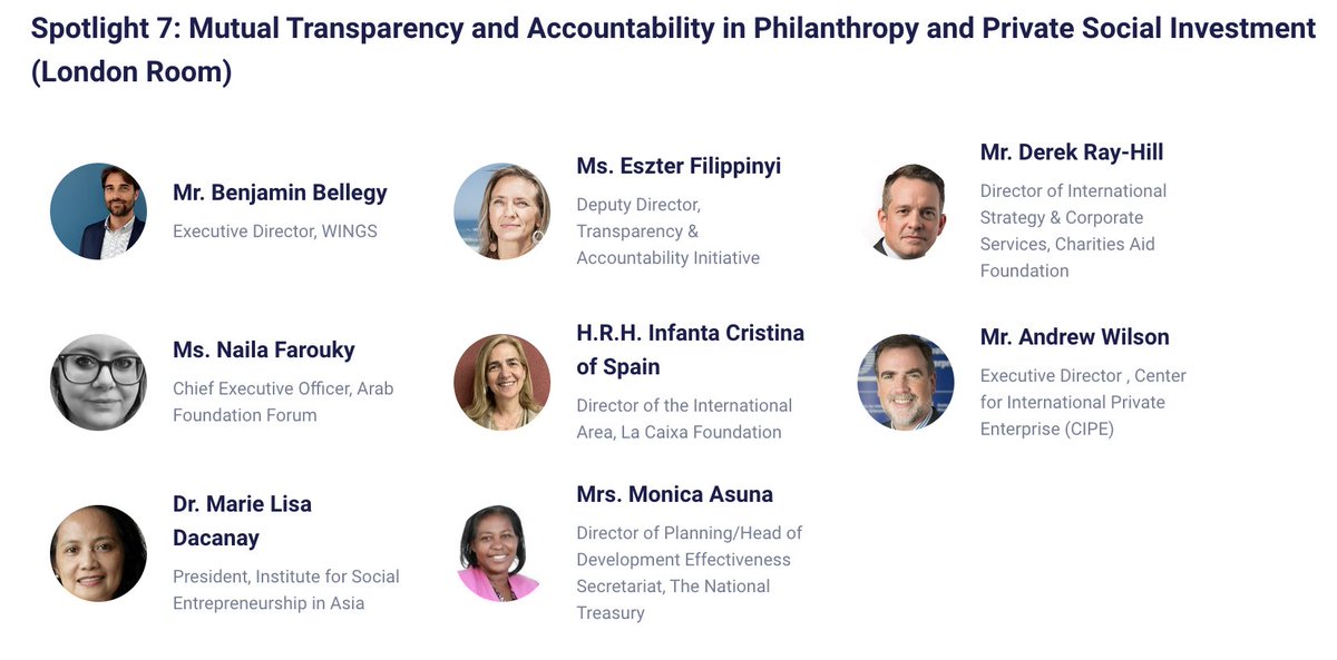 wings_info's tweet photo. Starting now! 

WINGS' session on transparency &amp; accountability at #DevCoSummit with @BenBellegy, @EFilippinyi, @derekrayhill, @nfarouky, H.R.H. Infanta Cristina of Spain, Andrew Wilson, Marie Lisa Dacanay, and @buramonica. 

#LiftUpPhilanthropy https://t.co/ATZWrb7Cuf