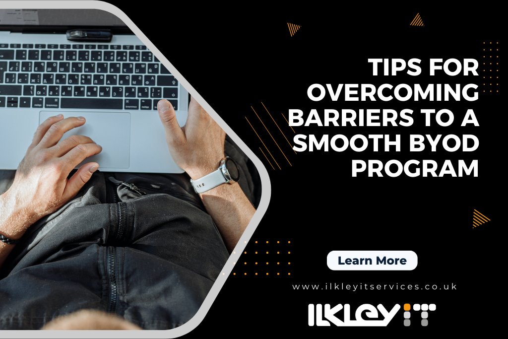 About 83% of companies have some type of BYOD policy. But often, it’s done haphazardly and isn’t very secure. Learn tips to help you overcome barriers to a smooth bring-your-own-device program.

#BYOD #DeviceSecurity #WFHSecurity

ilkleyitservices.co.uk/tips-for-overc…