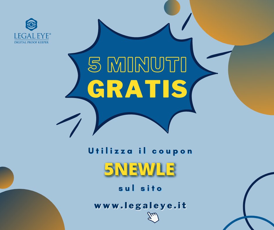_legaleye_'s tweet photo. 𝐏𝐑𝐎𝐕𝐀 𝐆𝐑𝐀𝐓𝐈𝐒 𝐋𝐄𝐆𝐀𝐋𝐄𝐘𝐄® 𝐏𝐑𝐎
🆕 Solo per Dicembre
𝟱 𝗺𝗶𝗻𝘂𝘁𝗶 𝗴𝗿𝗮𝘁𝗶𝘀
con il codice 𝟱𝗡𝗘𝗪𝗟𝗘
➡ Copia e incolla subito nel carrello del sito https://t.co/znHLXFf1g0

#news #legaleye #proveweb https://t.co/VCJEqMD7D3