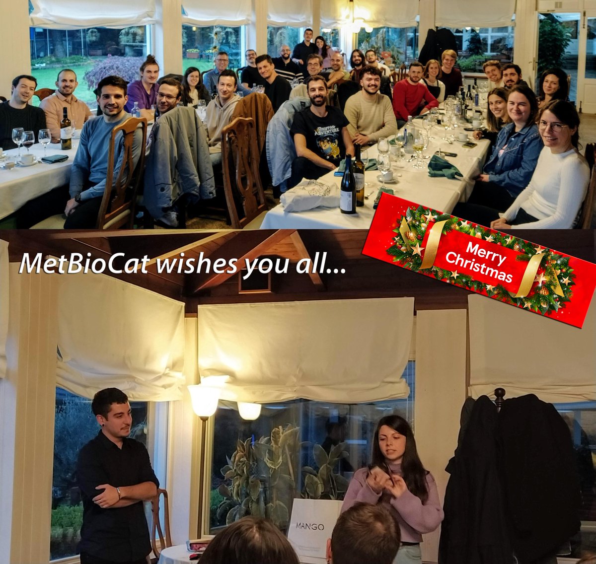 Yesterday, we were celebrating our #Christmas lunch, commemorating the 2022 major milestones at our lab and enjoying our time together 🥳🍽️😋🥂

So happy to have you all there! 🤩

Special thanks to <a href="/DAvinoCinzia/">cinzia.davino</a> and <a href="/AndyADX/">Andy ⌬</a> for organizing and hosting the "Secret Santa gift" 😍