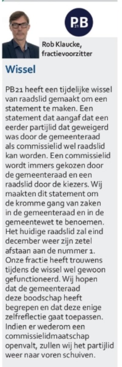 Pb21Pend's tweet photo. Reactie uit de fractie van PB21 in #Purmerend lokaal! Onze inbreng hieronder. https://t.co/4XDnYeBFCl