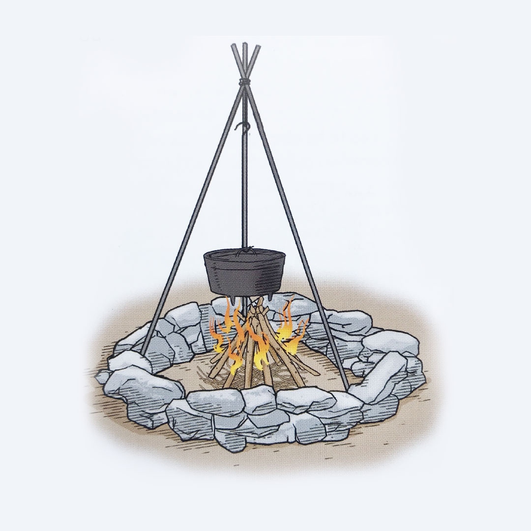 BGSurvival's tweet photo. There are many methods of outdoor cooking, as there are indoors in a kitchen. Food can be grilled, roasted, fried, boiled, or baked.
1. Building a tripod
2. Making a pot holder
3. Spit roast
#BearGryllsSurvivalAcademy #BearGrylls #CookingMethods #OutdoorCooking #WednesdayWisdom https://t.co/aB7FYiho5O