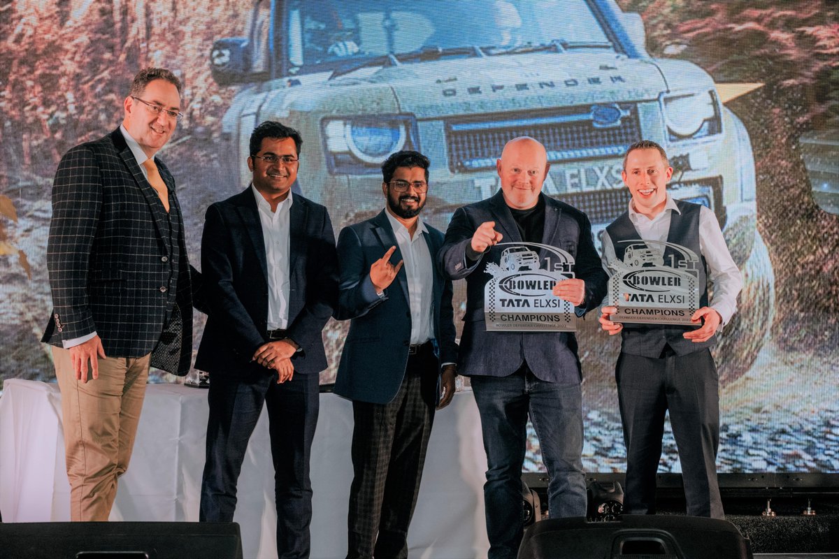 tataelxsi's tweet photo. Tata Elxsi Bowler Defender Challenge 2022 has concluded after a successful run. We would like to sincerely thank everyone who contributed to making this event a success!
#Tataelxsi #Bowlerdefender #Xtremeengineering #JLR #Bowlerchallenge #Offhighway #SUV #Offroading #offroad https://t.co/rugar5FZY0