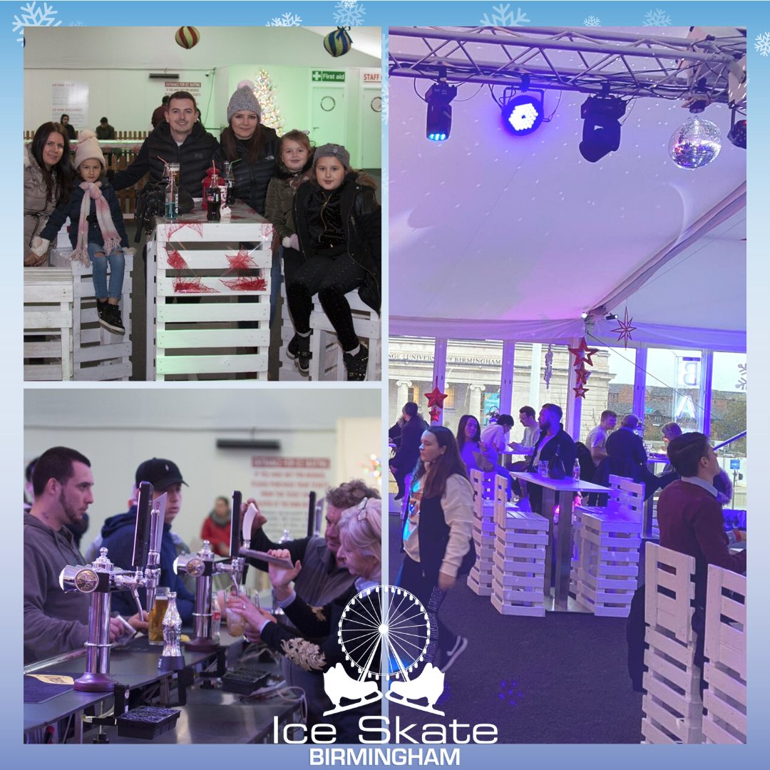 Our Ice Lounge is always open from 10am till 10pm, and it’s free for anyone to enter!

You don’t need to have been ice skating, just come on down for some festive drinks at the bar!

#iceskate #iceskating #birmingham #iceskatebirmingham