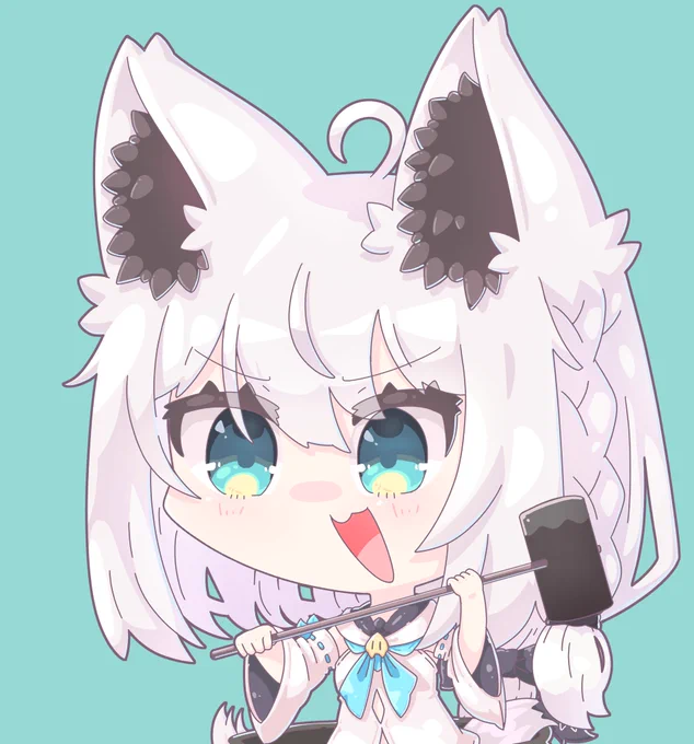 #絵フブキ ( ,,ÒωÓ,, ) 