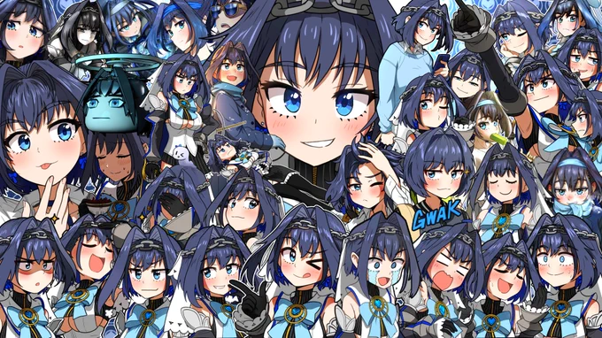 #HololiveEN#kronillust #クロニーラevery Kronii drawing (2022) 