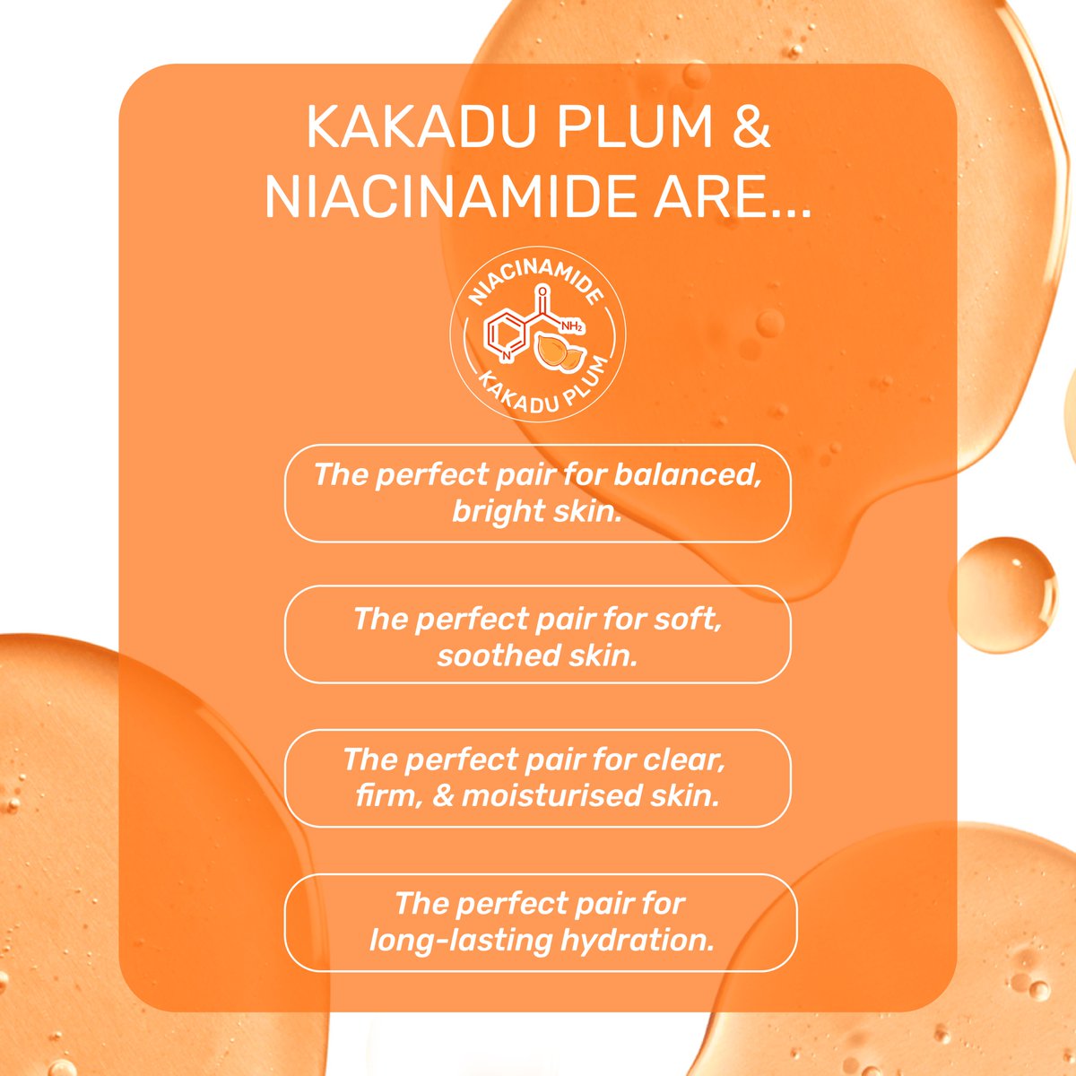 Are you ready to get your glow game on? 
Try Ikkai’s C The Glow Brightening Concentrate enriched with the goodness of Kakadu Plum – the highest source of Vitamin C. It protects your skin barrier, hydrates, and moisturizes while preventing signs of dry and flaky skin