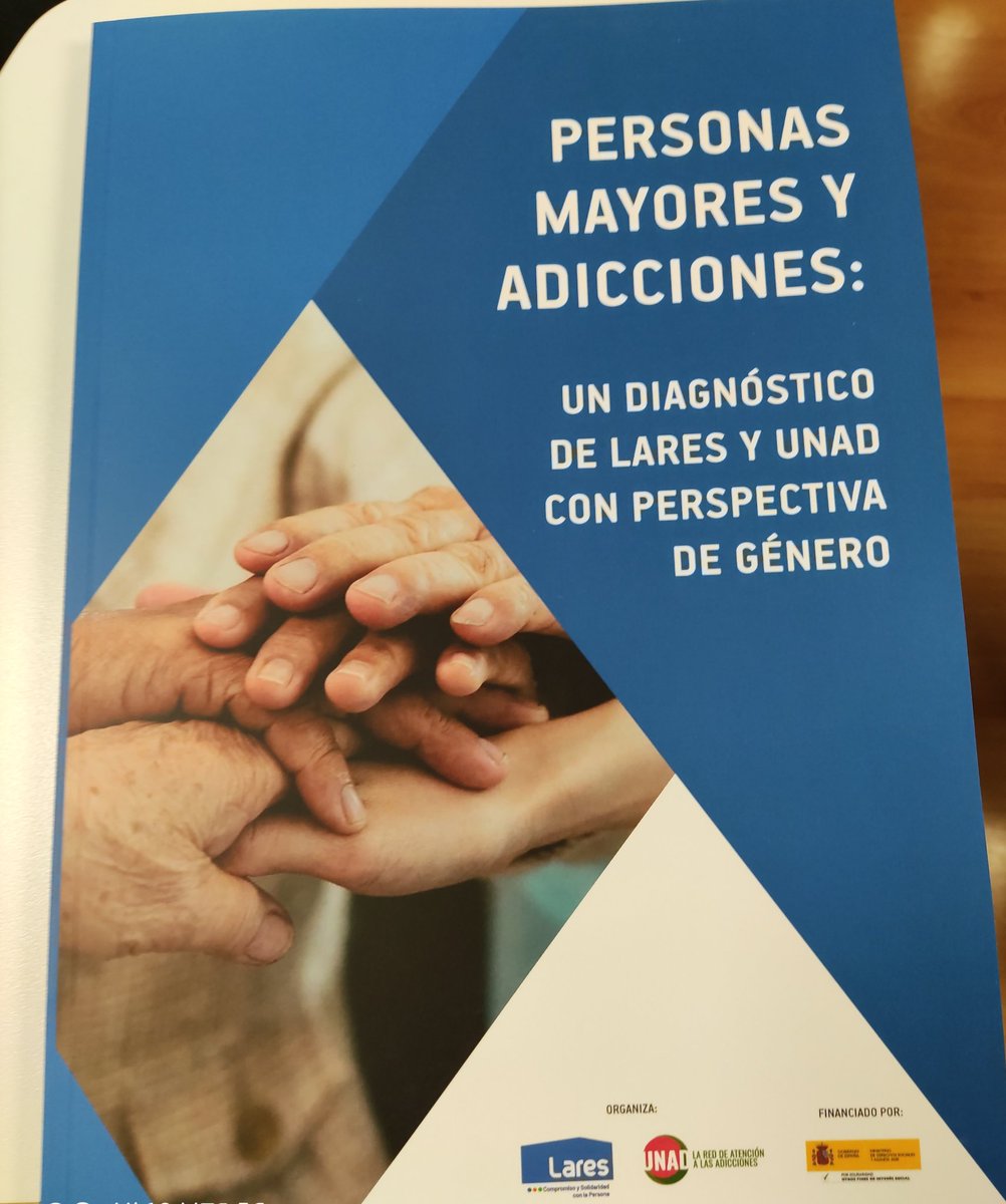 PoyatoRoca's tweet photo. Hoy presentamos el estudio 'Personas mayores y adicciones: un diagnóstico de @Laresmayores  y @UNADenred  con perspectiva de género' en la sede del @Imserso. #TercerSector https://t.co/1PzjxKKu8B